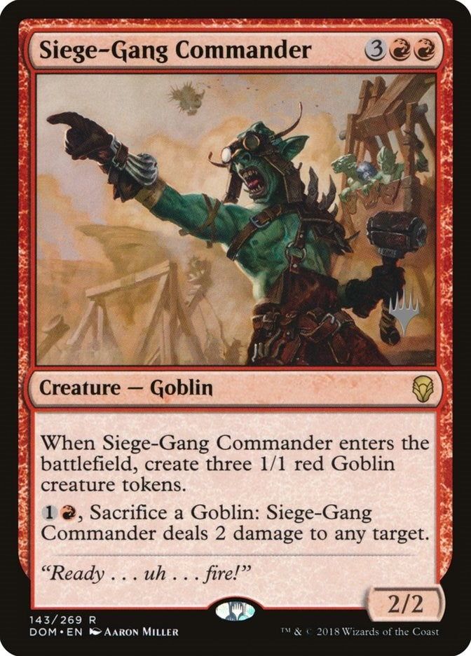Image for Siege-Gang Commander (143) [Core Set 2020] - Magic: The Gathering