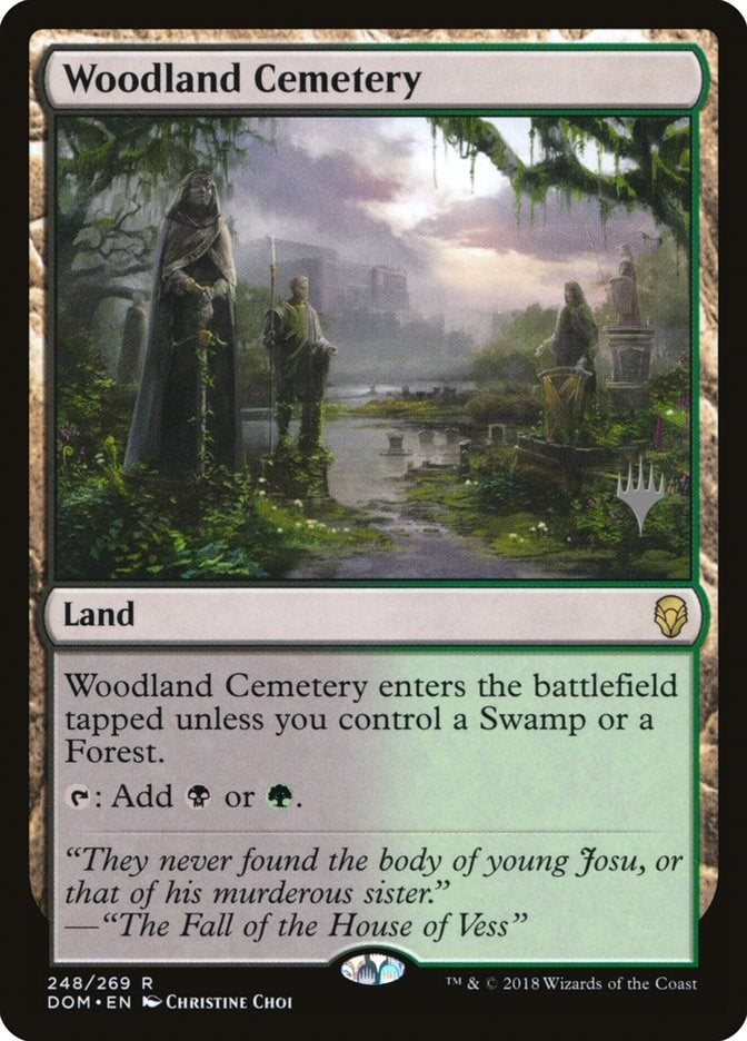 Image for Woodland Cemetery (248) [Core Set 2020] - Magic: The Gathering