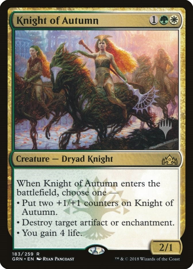 Image for Knight of Autumn (183) [Core Set 2020] - Magic: The Gathering