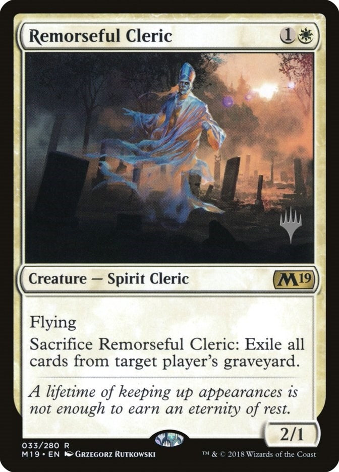 Image for Remorseful Cleric (33) [Core Set 2020] - Magic: The Gathering
