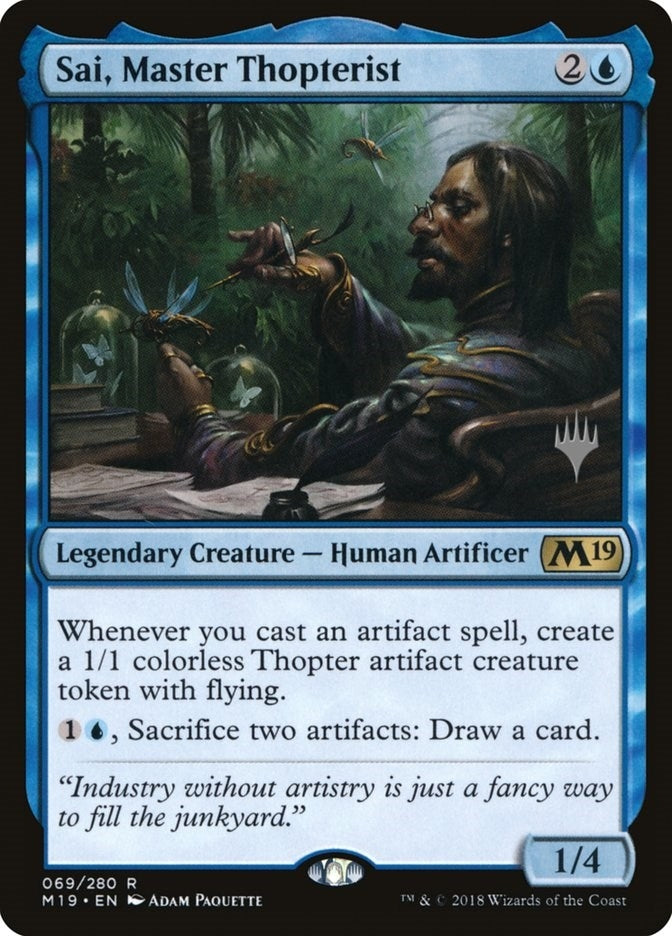 Image for Sai, Master Thopterist (69) [Core Set 2020] - Magic: The Gathering