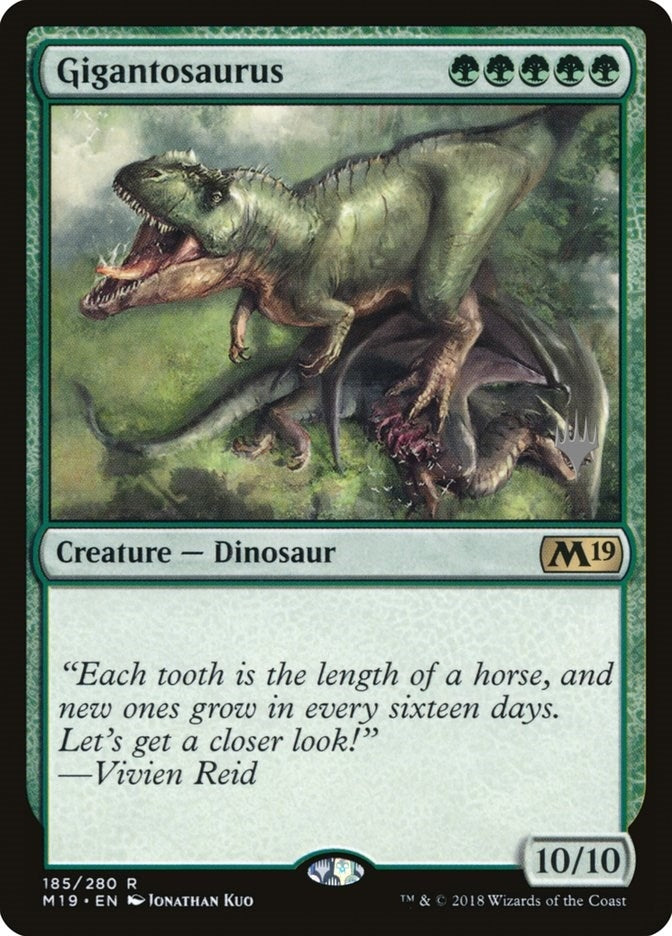 Image for Gigantosaurus (185) [Core Set 2020] - Magic: The Gathering