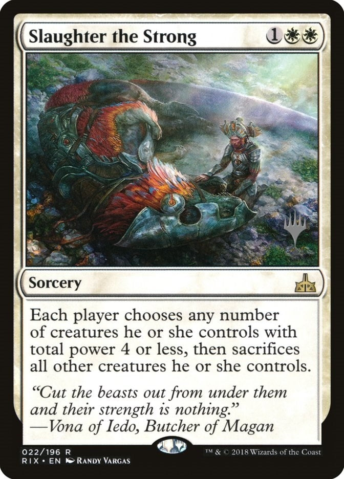 Image for Slaughter the Strong (22) [Core Set 2020] - Magic: The Gathering