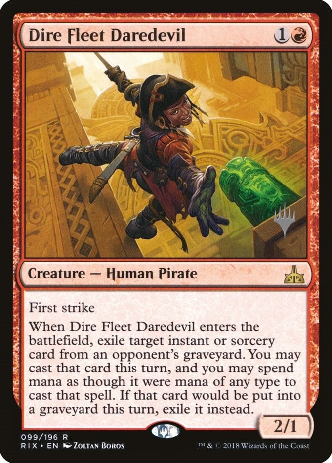 Image for Dire Fleet Daredevil (99) [Core Set 2020] - Magic: The Gathering