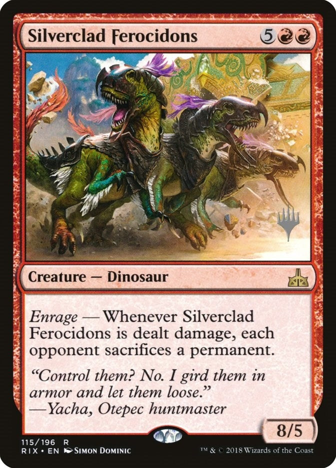 Image for Silverclad Ferocidons (115) [Core Set 2020] - Magic: The Gathering