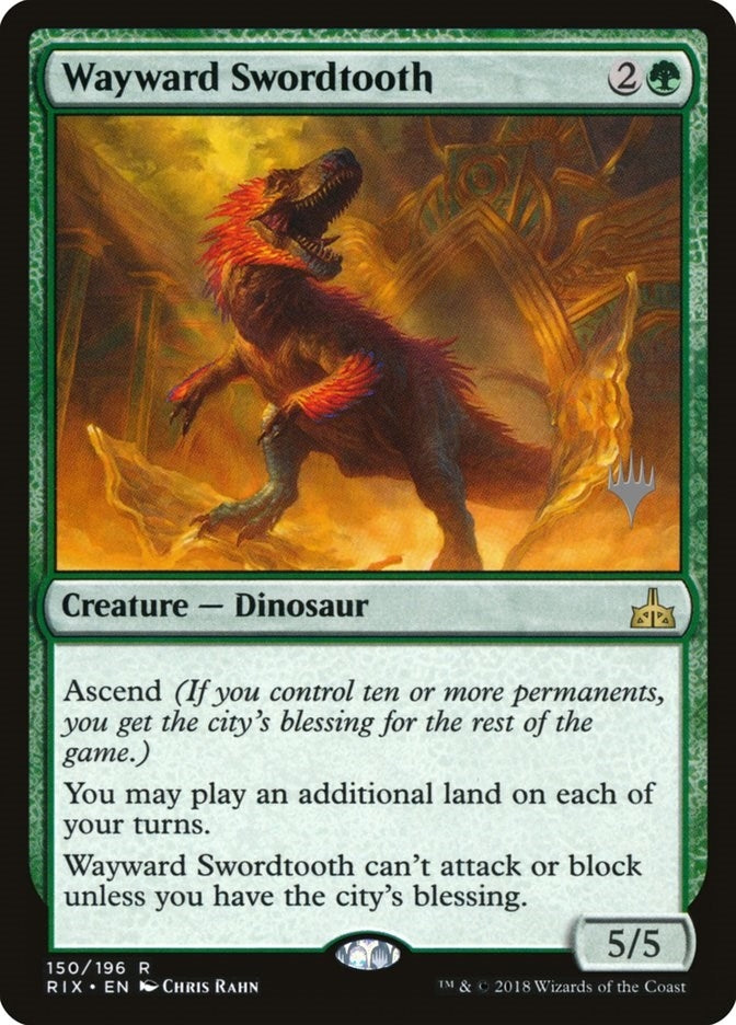 Image for Wayward Swordtooth (150) [Core Set 2020] - Magic: The Gathering