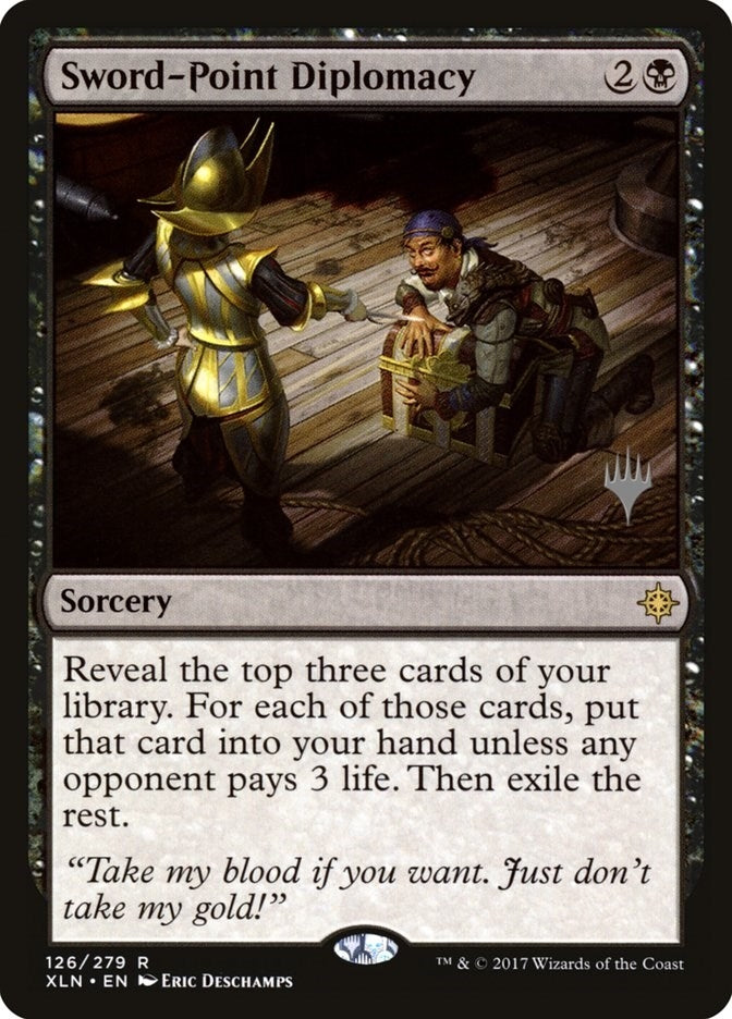Image for Sword-Point Diplomacy (126) [Core Set 2020] - Magic: The Gathering