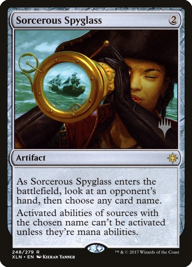 Image for Sorcerous Spyglass (248) [Core Set 2020] - Magic: The Gathering