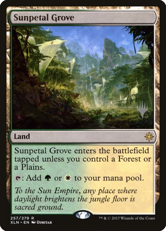 Image for Sunpetal Grove (257) [Core Set 2020] - Magic: The Gathering