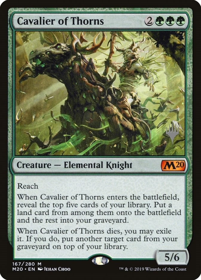Image for Cavalier of Thorns (167) [Core Set 2020] - Magic: The Gathering