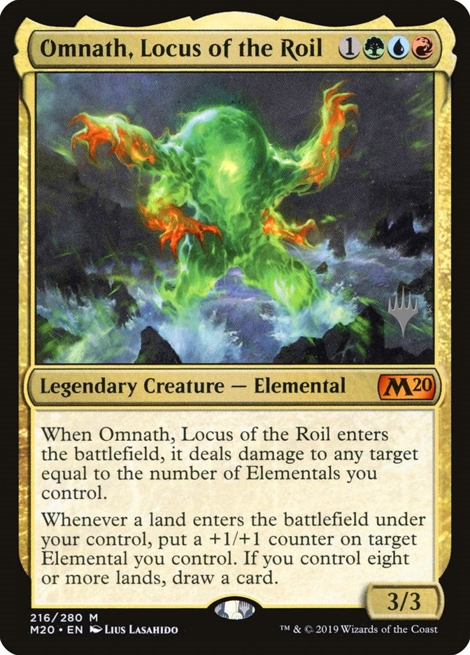 Image for Omnath, Locus of the Roil (216) [Core Set 2020] - Magic: The Gathering