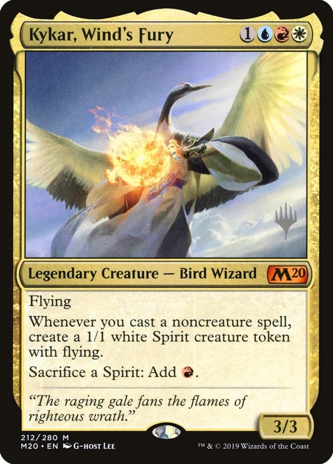 Image for Kykar, Wind's Fury (212) [Core Set 2020] - Magic: The Gathering