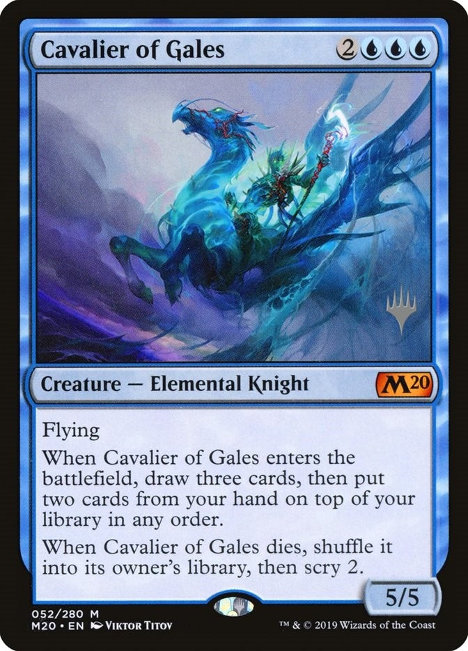 Image for Cavalier of Gales (52) [Core Set 2020] - Magic: The Gathering