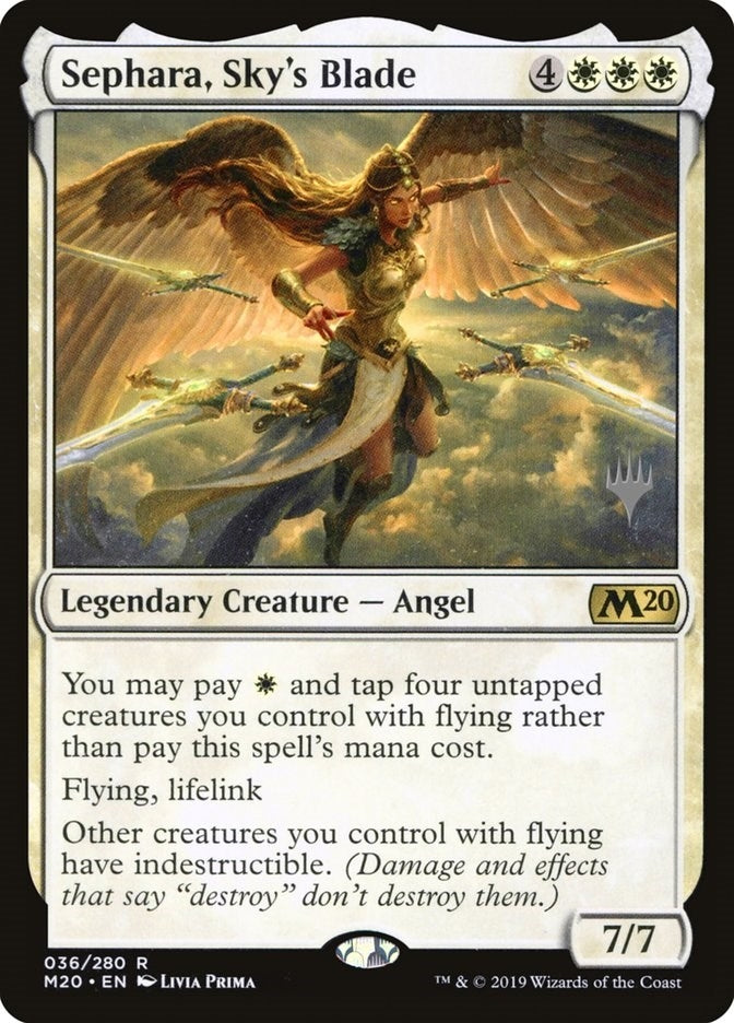 Image for Sephara, Sky's Blade (36) [Core Set 2020] - Magic: The Gathering