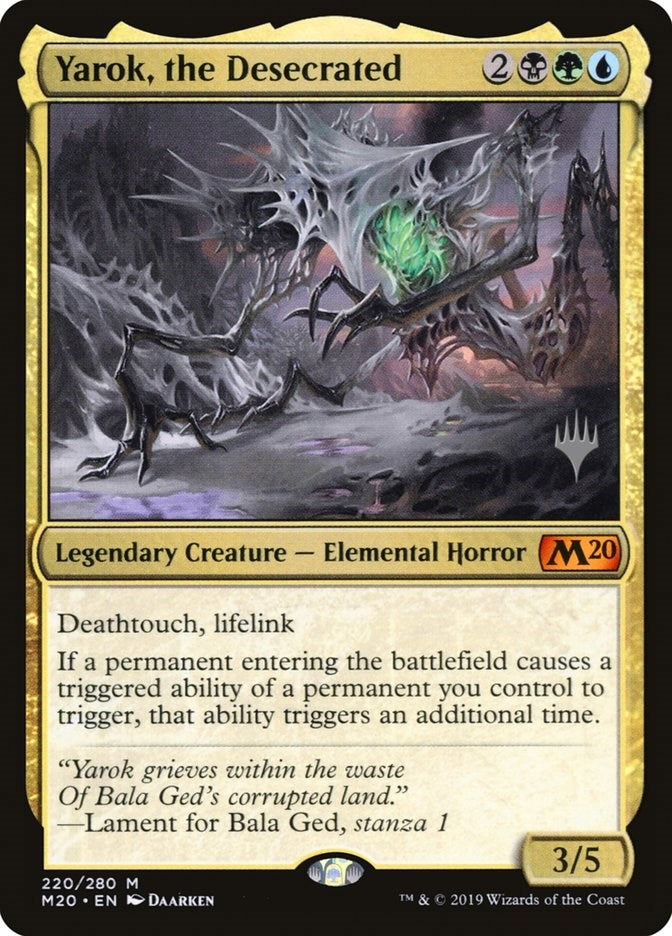 Image for Yarok, the Desecrated (220) [Core Set 2020] - Magic: The Gathering