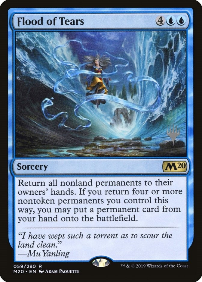 Image for Flood of Tears (59) [Core Set 2020] - Magic: The Gathering