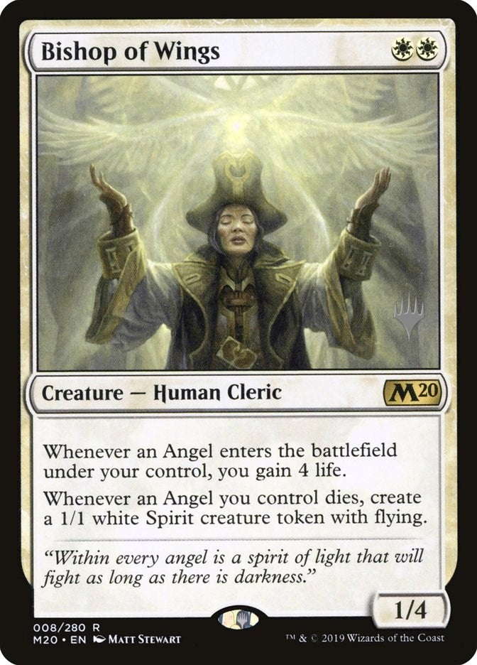 Image for Bishop of Wings (8) [Core Set 2020] - Magic: The Gathering