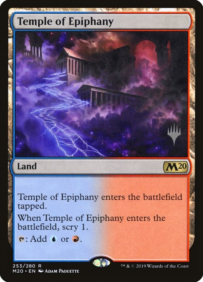 Image for Temple of Epiphany (253) [Core Set 2020] - Magic: The Gathering