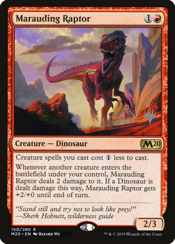 Image for Marauding Raptor (150) [Core Set 2020] - Magic: The Gathering