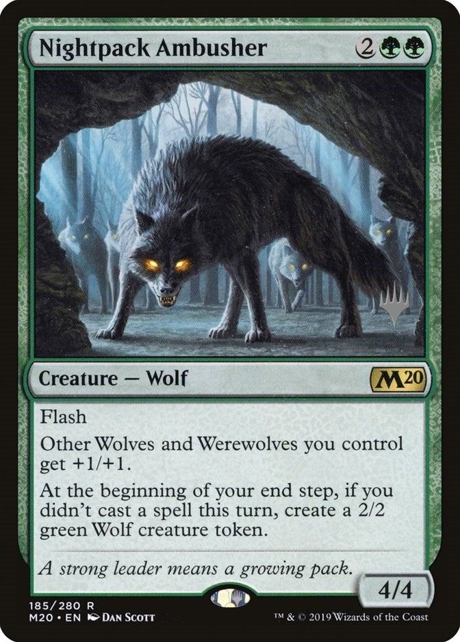 Image for Nightpack Ambusher (185) [Core Set 2020] - Magic: The Gathering