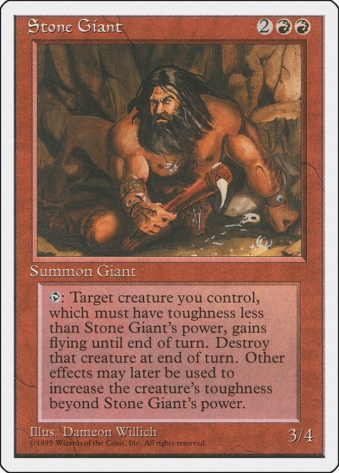 Image for Stone Giant [Fourth Edition] - Magic: The Gathering