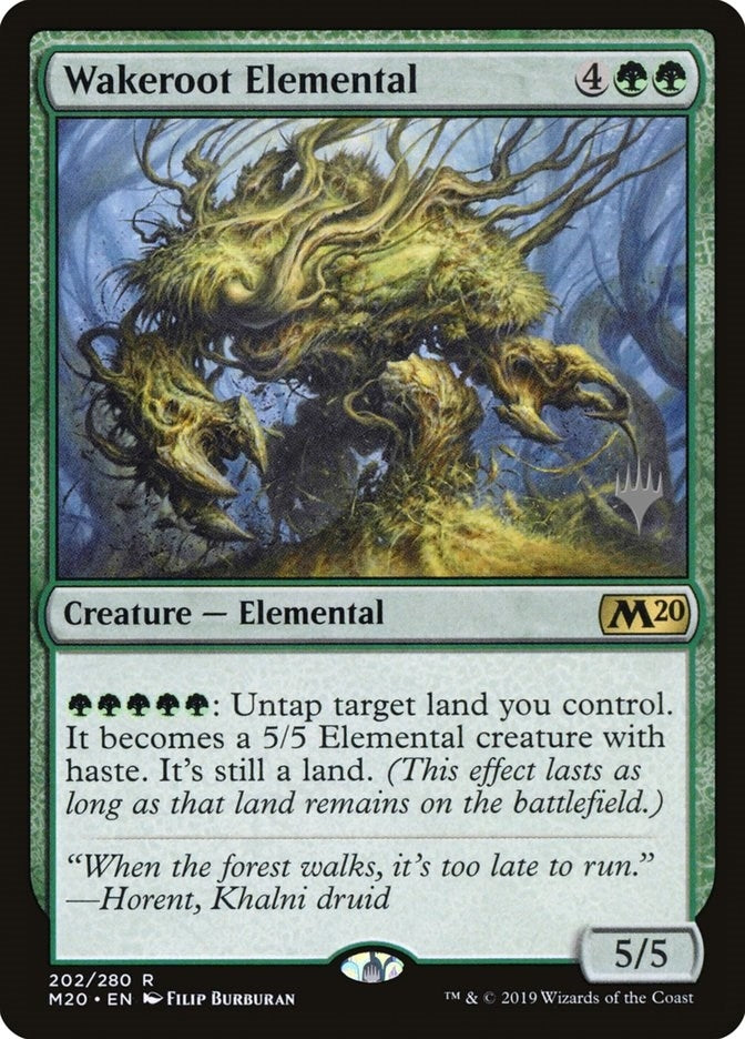Image for Wakeroot Elemental (202) [Core Set 2020] - Magic: The Gathering