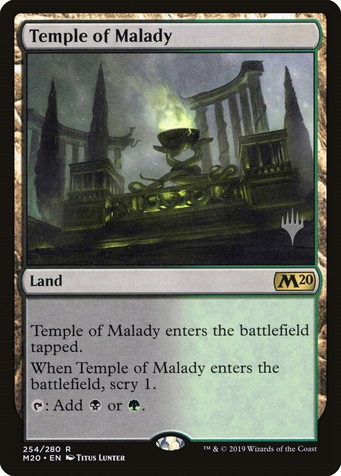 Image for Temple of Malady (254) [Core Set 2020] - Magic: The Gathering