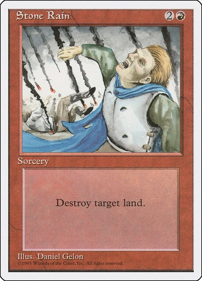 Image for Stone Rain [Fourth Edition] - Magic: The Gathering