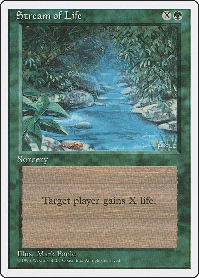 Image for Stream of Life (156) [Fourth Edition] - Magic: The Gathering