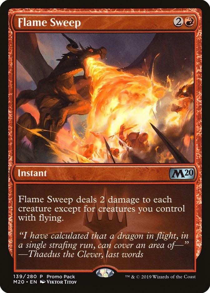 Image for Flame Sweep (139) [Core Set 2020] - Magic: The Gathering