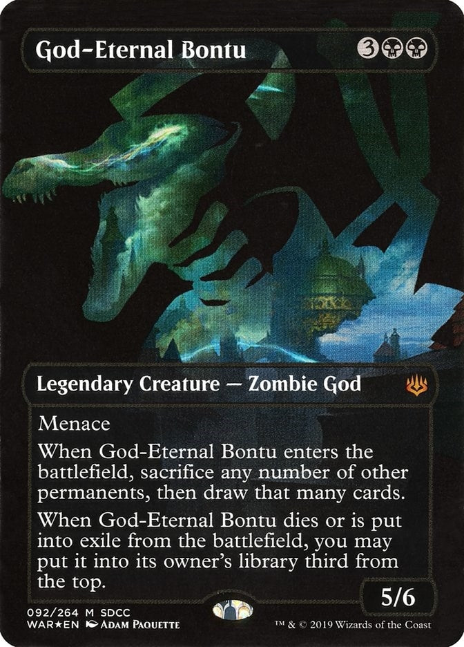 Image for God-Eternal Bontu (SDCC 2019 Exclusive) (92) [Media Promos] - Magic: The Gathering