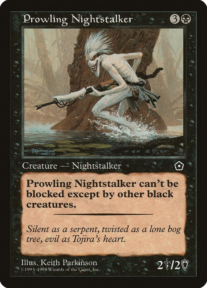 Image for Prowling Nightstalker [Portal Second Age] - Magic: The Gathering