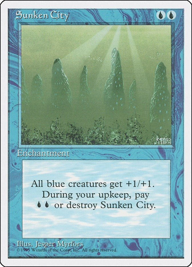 Image for Sunken City [Fourth Edition] - Magic: The Gathering