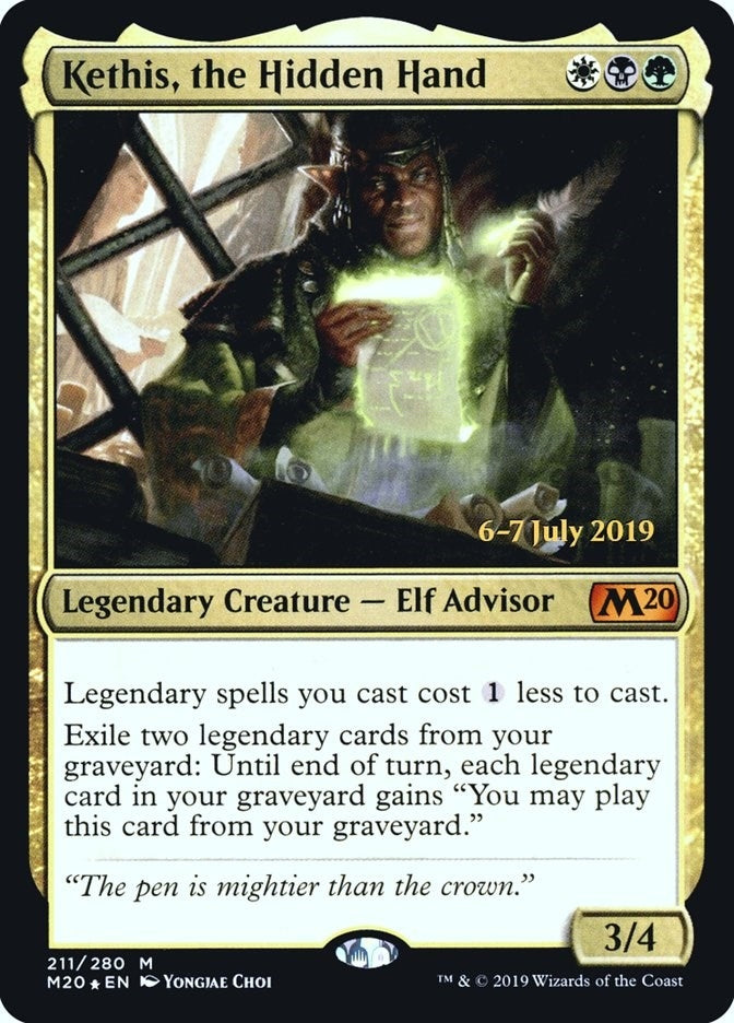 Image for Kethis, the Hidden Hand (211) [Prerelease Cards] - Magic: The Gathering
