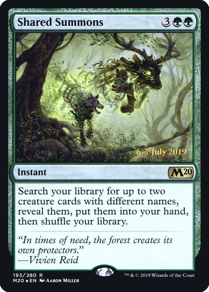 Image for Shared Summons (193) [Prerelease Cards] - Magic: The Gathering