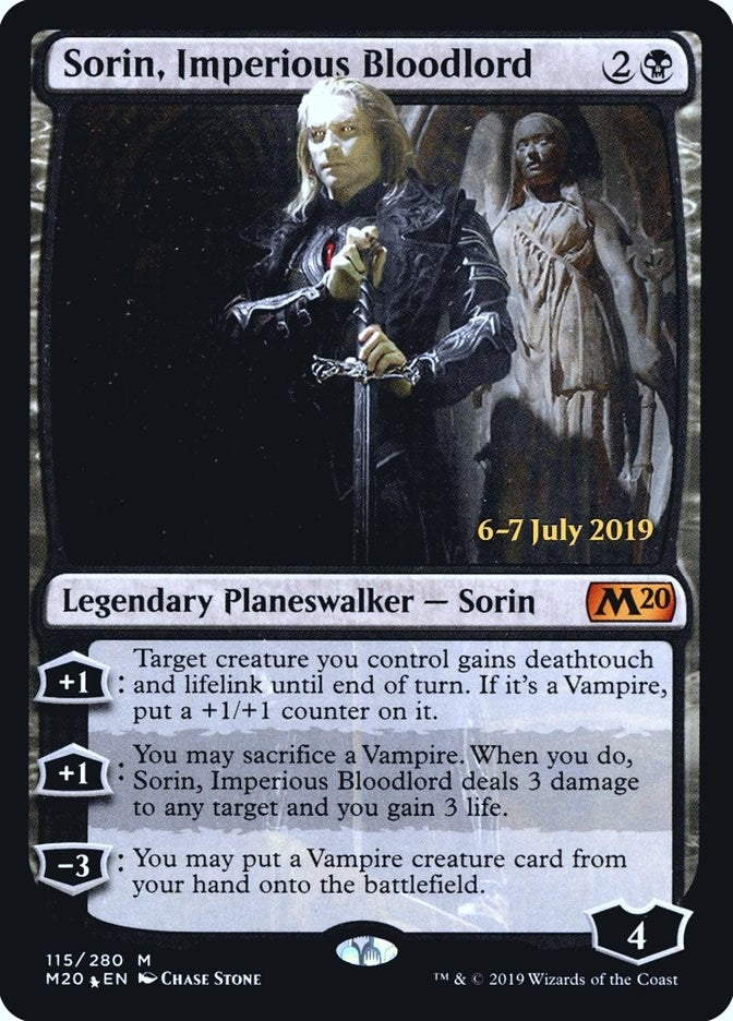 Image for Sorin, Imperious Bloodlord (115) [Prerelease Cards] - Magic: The Gathering