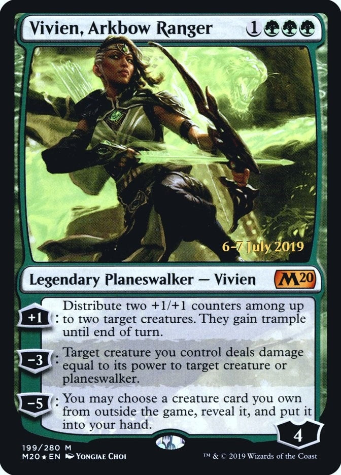 Image for Vivien, Arkbow Ranger (199) [Prerelease Cards] - Magic: The Gathering