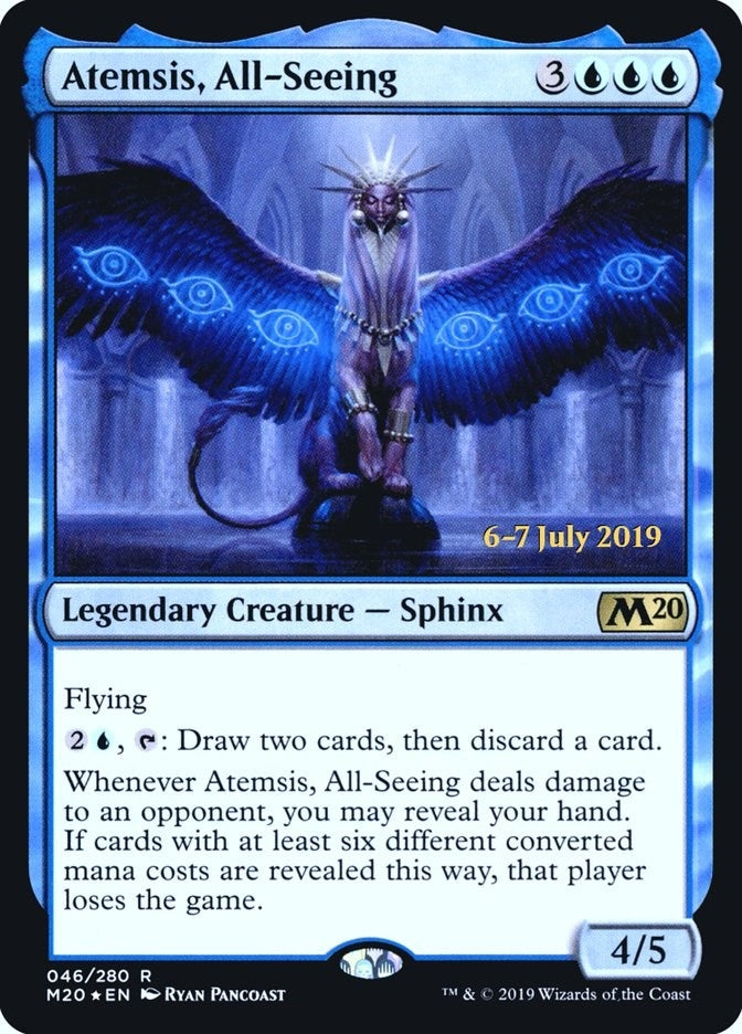 Image for Atemsis, All-Seeing (46) [Prerelease Cards] - Magic: The Gathering