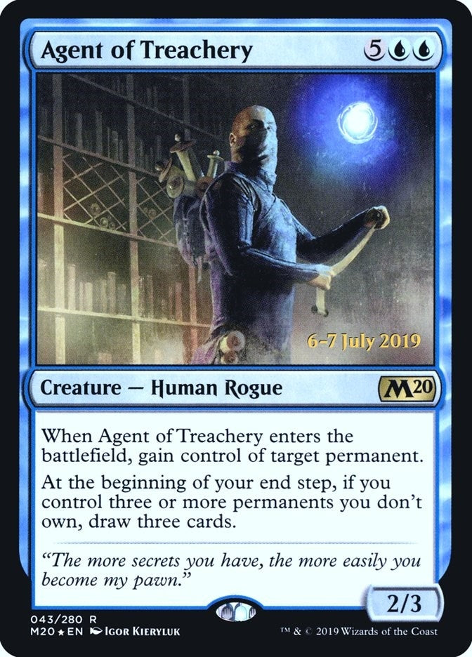 Image for Agent of Treachery (43) [Prerelease Cards] - Magic: The Gathering