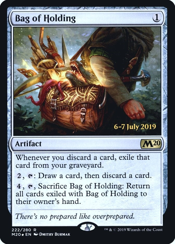 Image for Bag of Holding (222) [Prerelease Cards] - Magic: The Gathering