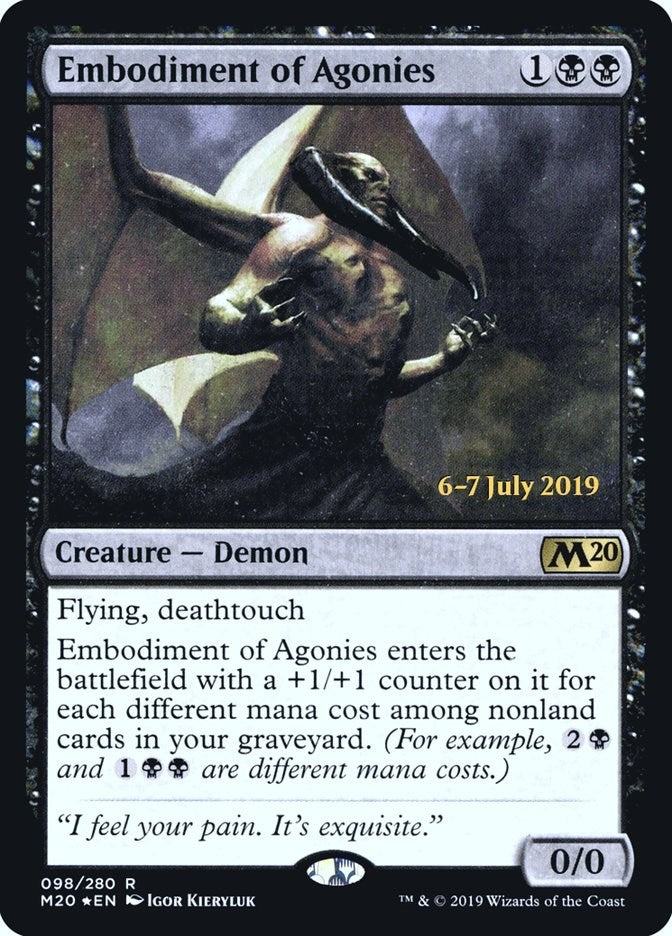 Embodiment of Agonies (98) [Prerelease Cards]
