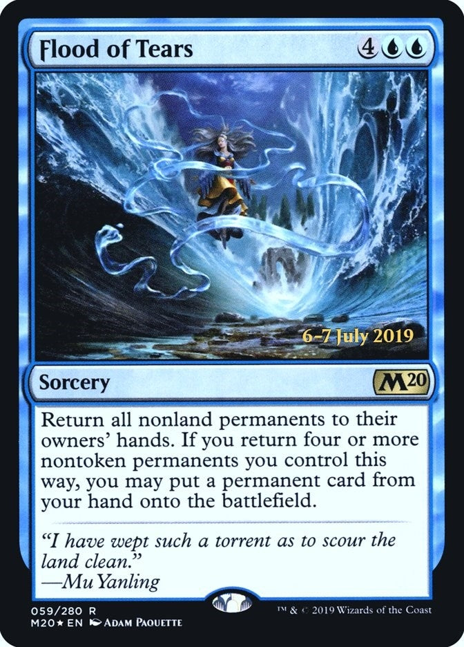 Image for Flood of Tears (59) [Prerelease Cards] - Magic: The Gathering