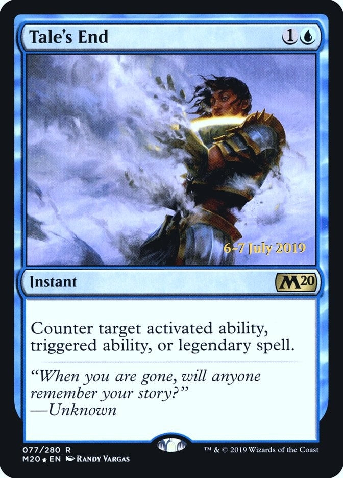 Image for Tale's End (77) [Prerelease Cards] - Magic: The Gathering