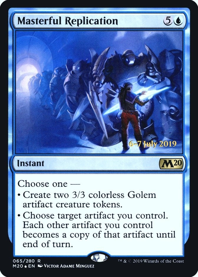 Image for Masterful Replication (65) [Prerelease Cards] - Magic: The Gathering