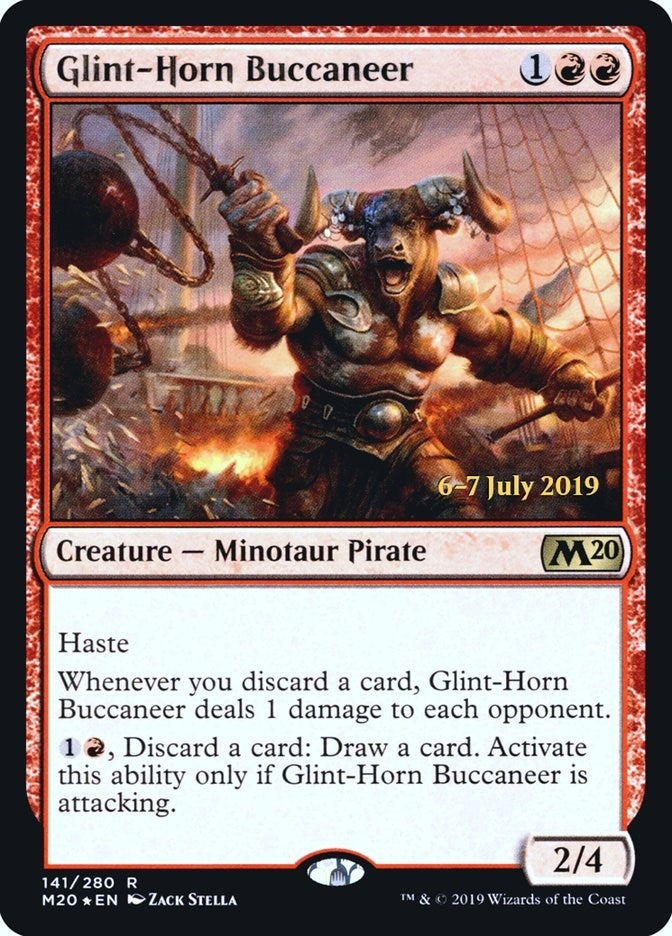 Image for Glint-Horn Buccaneer (141) [Prerelease Cards] - Magic: The Gathering