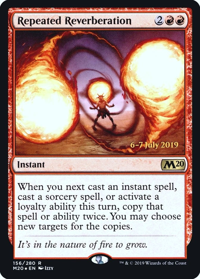 Image for Repeated Reverberation (156) [Prerelease Cards] - Magic: The Gathering