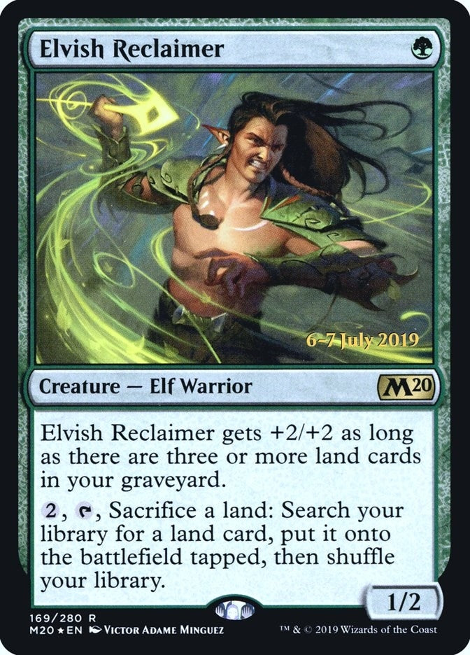 Image for Elvish Reclaimer (169) [Prerelease Cards] - Magic: The Gathering