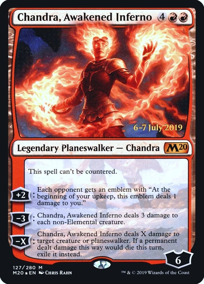 Image for Chandra, Awakened Inferno (127) [Prerelease Cards] - Magic: The Gathering