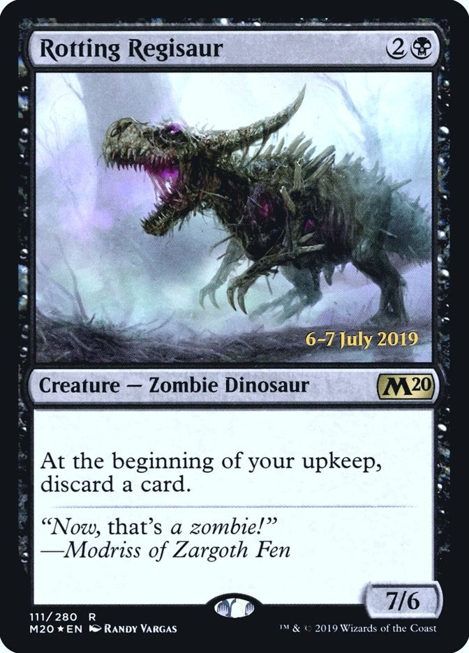 Image for Rotting Regisaur (111) [Prerelease Cards] - Magic: The Gathering