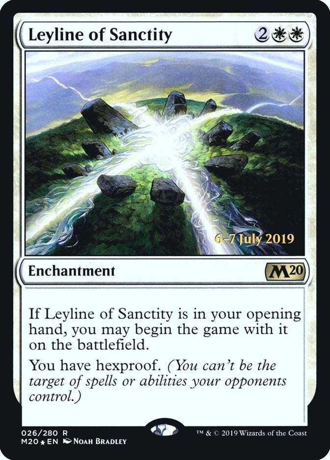 Image for Leyline of Sanctity (26) [Prerelease Cards] - Magic: The Gathering